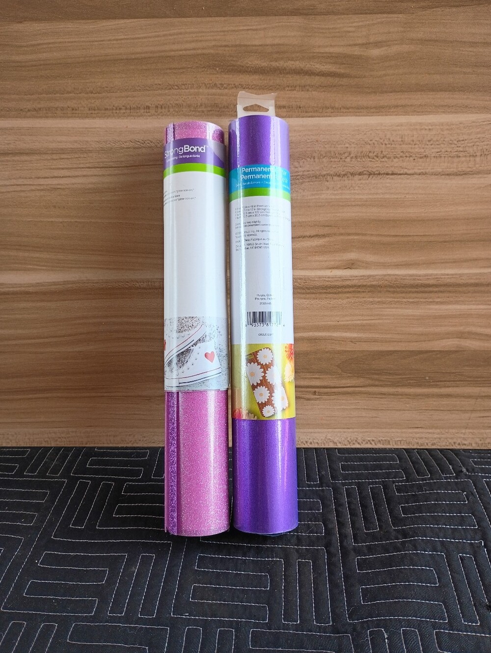 Cricut Glitter Adhesive Vinyl Rolls - Pink & Purple